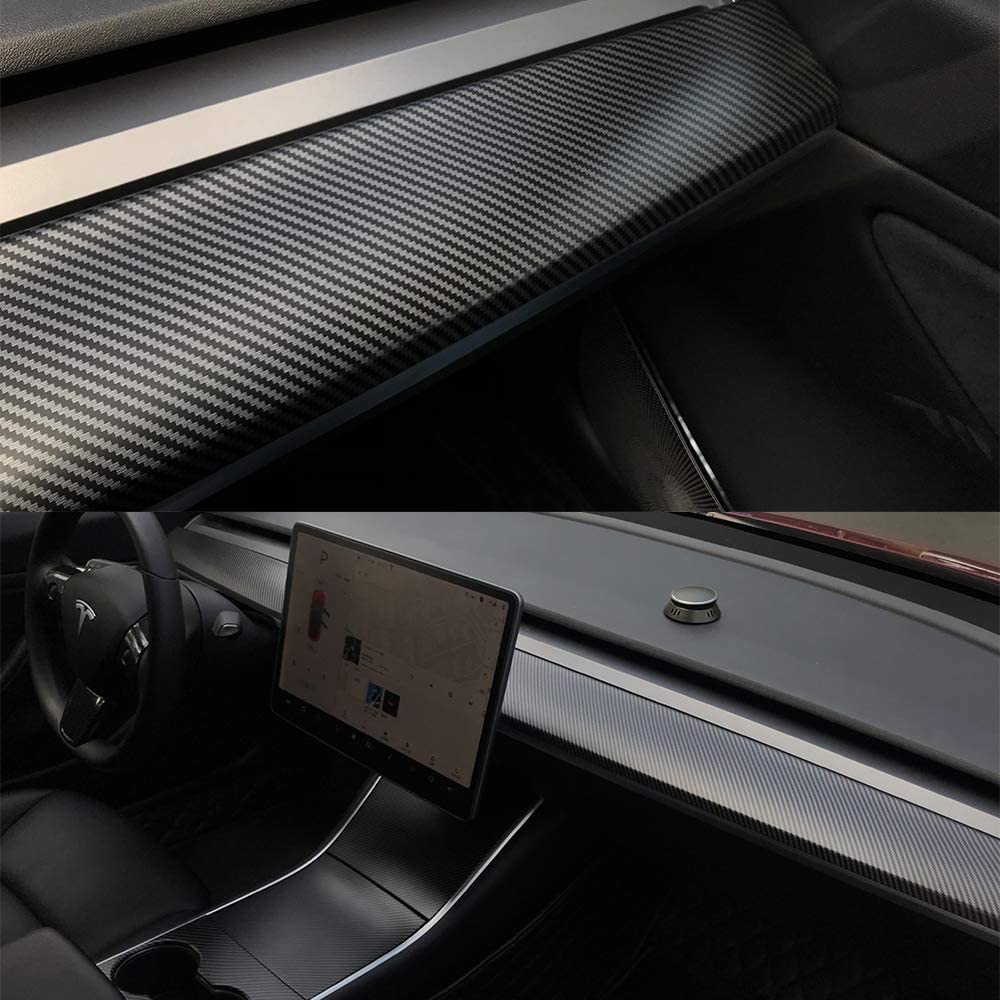 Model 3 2021-23 Armaturenbrettabdeckung 2-Teilig (Keine Folie!) - Image 3