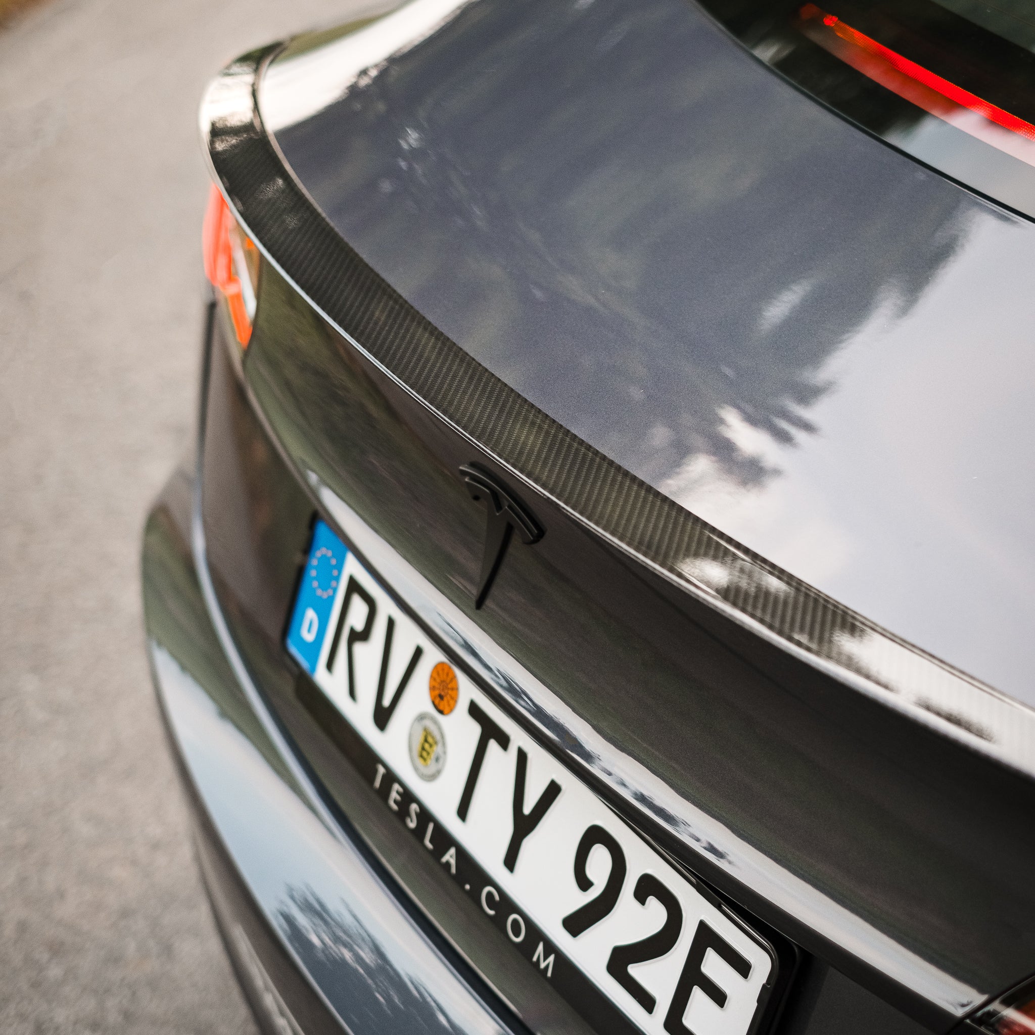 Tessi® Greenline Model 3 Heck Spoiler Echt Carbon - Image 3