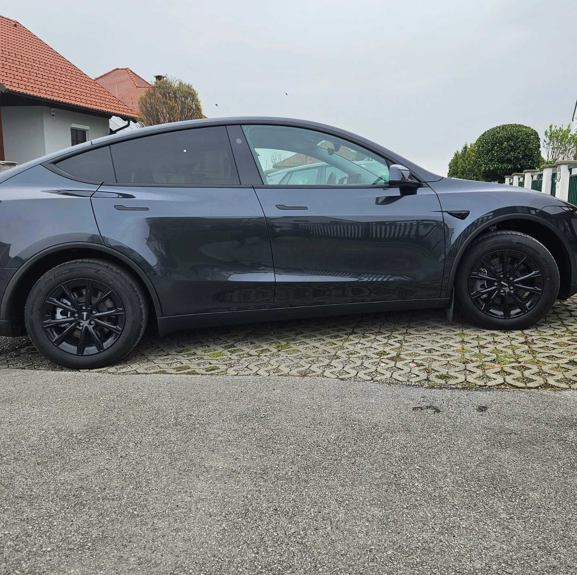 Tesla Model Y Juniper Standard 18-Zoll Komplettrad Dezent AR Black Schwarz Glanz (4 Stück) - Image 2
